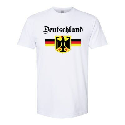 Deutschland Flag Of German Eagle Germany German Softstyle® CVC T-Shirt