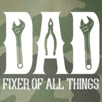 Dad Fixer Of All Things Funny Tools Dad Gifts Legacy Tie Dye Trucker Hat