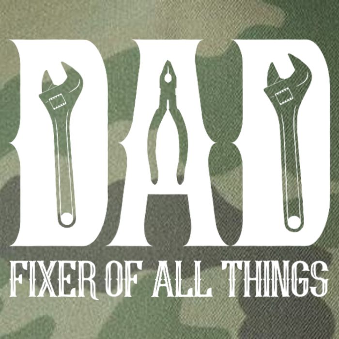 Dad Fixer Of All Things Funny Tools Dad Gifts Legacy Tie Dye Trucker Hat
