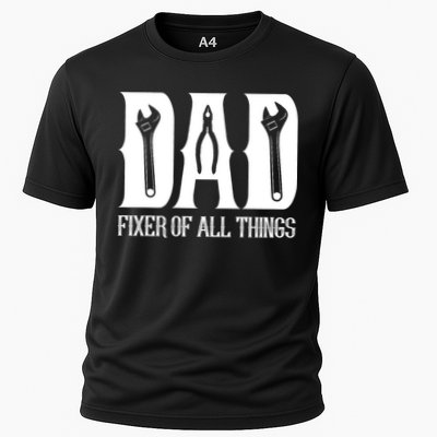 Dad Fixer Of All Things Funny Tools Dad Gifts Performance Shirt