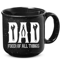 Dad Fixer Of All Things Funny Tools Dad Gifts 15oz Campfire Ceramic Mug