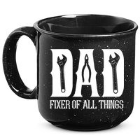 Dad Fixer Of All Things Funny Tools Dad Gifts 15oz Campfire Ceramic Mug