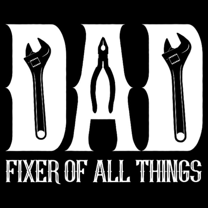 Dad Fixer Of All Things Funny Tools Dad Gifts 16 in Basic Backpack