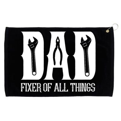 Dad Fixer Of All Things Funny Tools Dad Gifts Grommeted Golf Towel