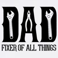 Dad Fixer Of All Things Funny Tools Dad Gifts Garment-Dyed Sweatshirt