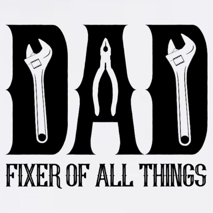 Dad Fixer Of All Things Funny Tools Dad Gifts Garment-Dyed Sweatshirt