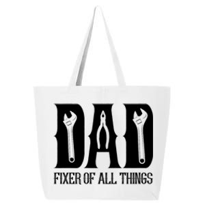 Dad Fixer Of All Things Funny Tools Dad Gifts 25L Jumbo Tote