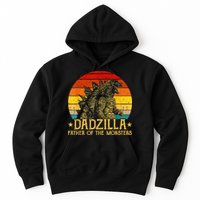 Dadzilla Father Of The Monsters Retro Hoodie
