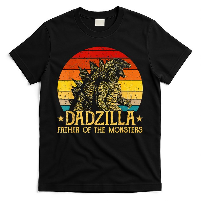 Dadzilla Father Of The Monsters Retro T-Shirt