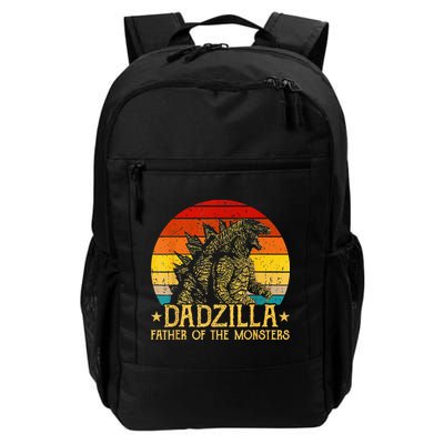 Dadzilla Father Of The Monsters Retro Backpack