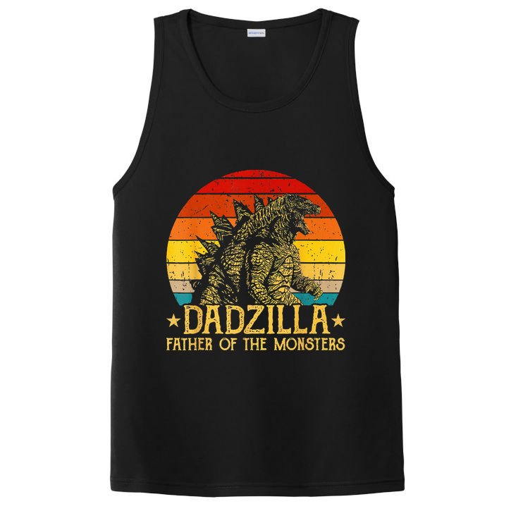 Dadzilla Father Of The Monsters Retro PosiCharge Competitor Tank