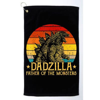 Dadzilla Father Of The Monsters Retro Golf Towel