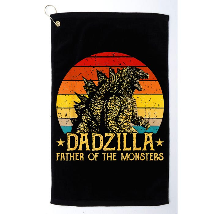 Dadzilla Father Of The Monsters Retro Golf Towel