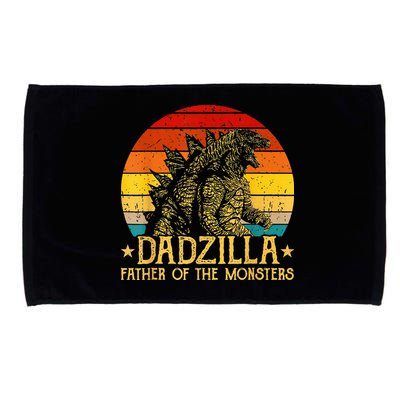 Dadzilla Father Of The Monsters Retro Microfiber Hand Towel
