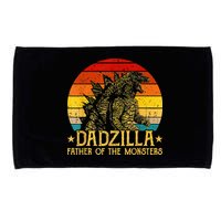 Dadzilla Father Of The Monsters Retro Microfiber Hand Towel