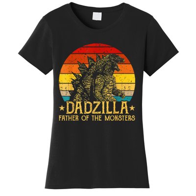 Dadzilla Father Of The Monsters Retro Women's T-Shirt