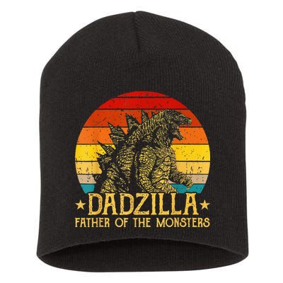 Dadzilla Father Of The Monsters Retro Short Acrylic Beanie
