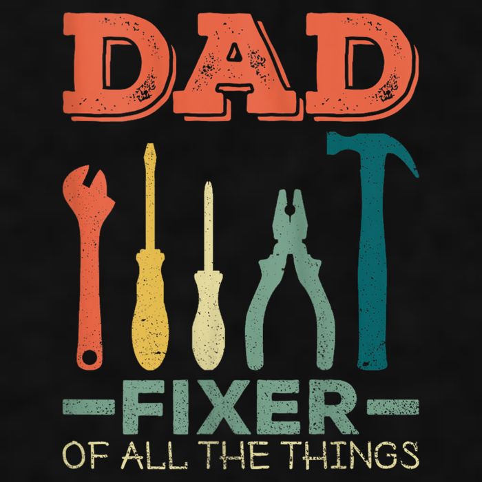Dad Fixer Of All Things Dad Fixer Of All The Things Ladies PosiCharge Tri-Blend Wicking Tank