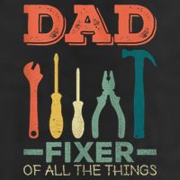 Dad Fixer Of All Things Dad Fixer Of All The Things Cool Comfort Performance Bucket Hat