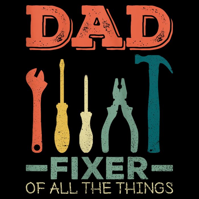 Dad Fixer Of All Things Dad Fixer Of All The Things Flat Bill Trucker Hat