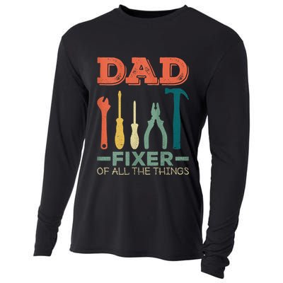 Dad Fixer Of All Things Dad Fixer Of All The Things Cooling Performance Long Sleeve Crew