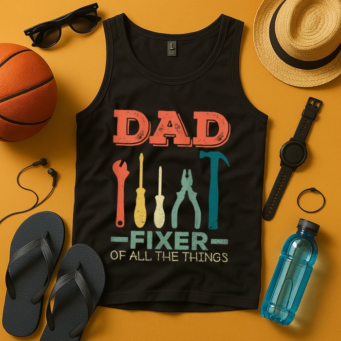 Dad Fixer Of All Things Dad Fixer Of All The Things Tank Top