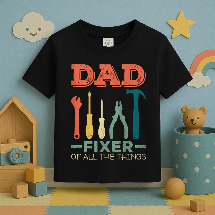 Dad Fixer Of All Things Dad Fixer Of All The Things Toddler T-Shirt