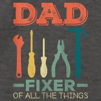 Dad Fixer Of All Things Dad Fixer Of All The Things Vector Backpack