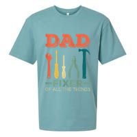 Dad Fixer Of All Things Dad Fixer Of All The Things Sueded Cloud Jersey T-Shirt