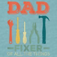 Dad Fixer Of All Things Dad Fixer Of All The Things Sueded Cloud Jersey T-Shirt