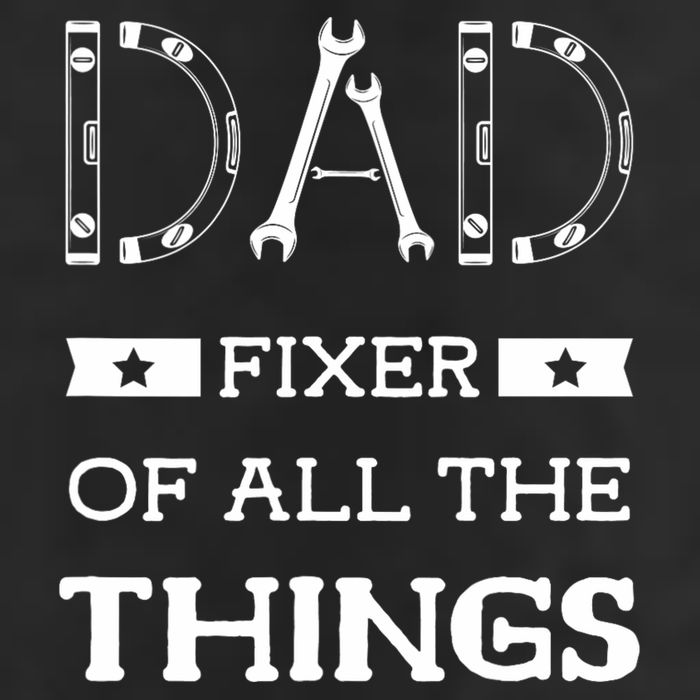Dad Fixer Of All The Things Dad Fixer Handyman Dads 7 Panel Mesh Trucker Snapback Hat