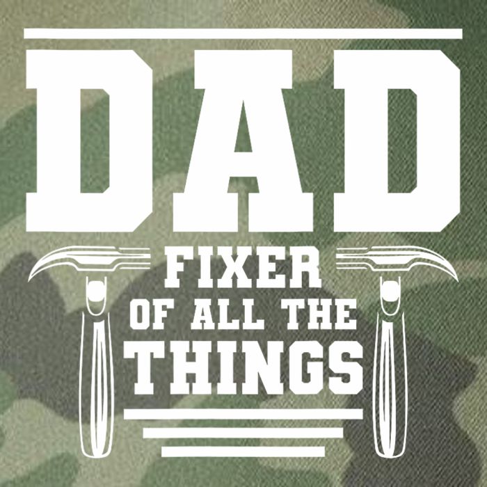 Dad Fixer Of All The Things Handyman Dads Legacy Tie Dye Trucker Hat