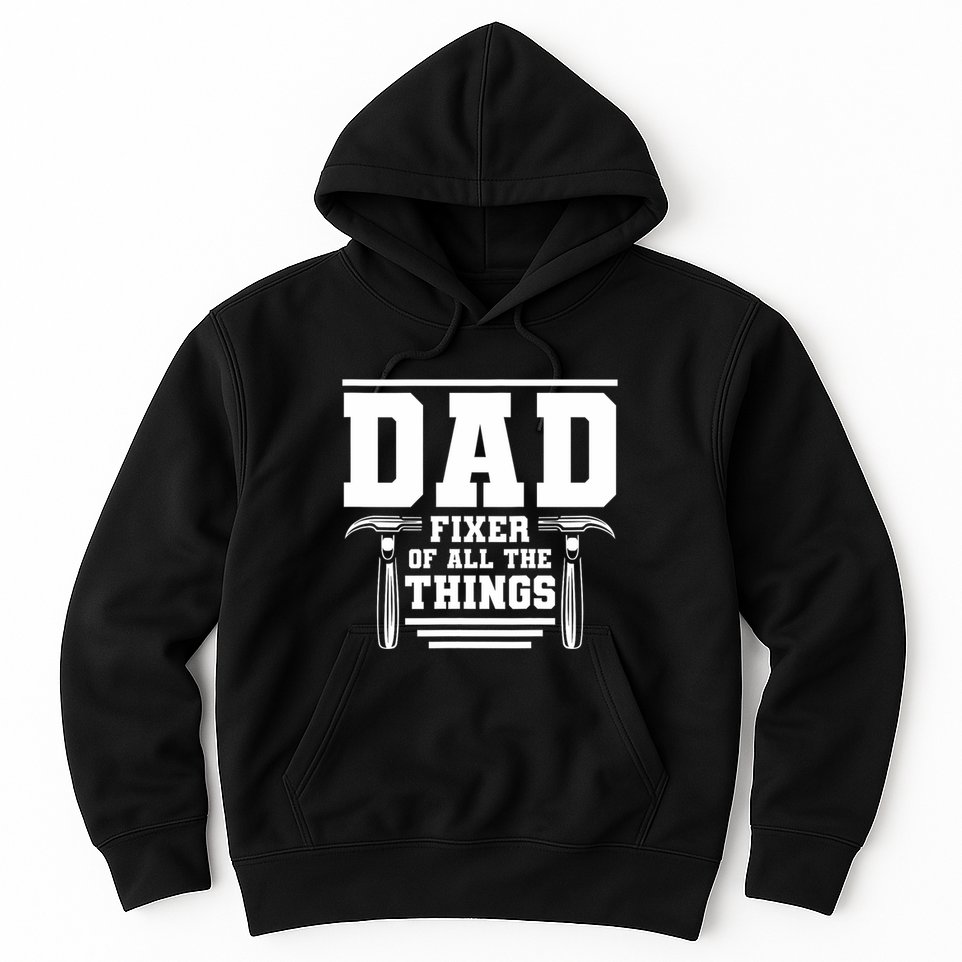 Dad Fixer Of All The Things Handyman Dads Hoodie