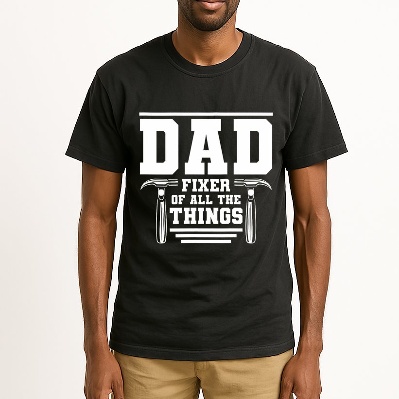 Dad Fixer Of All The Things Handyman Dads Tall T-Shirt
