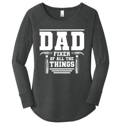 Dad Fixer Of All The Things Handyman Dads Women's Perfect Tri Tunic Long Sleeve Shirt