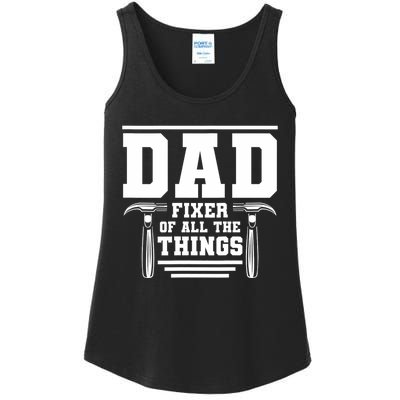 Dad Fixer Of All The Things Handyman Dads Ladies Essential Tank