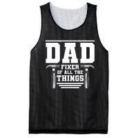 Dad Fixer Of All The Things Handyman Dads Mesh Reversible Basketball Jersey Tank