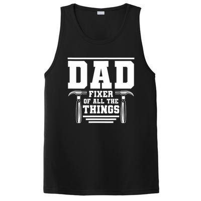 Dad Fixer Of All The Things Handyman Dads PosiCharge Competitor Tank