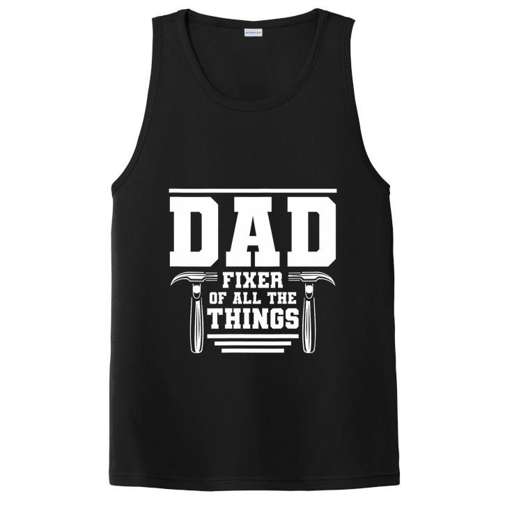 Dad Fixer Of All The Things Handyman Dads PosiCharge Competitor Tank