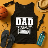 Dad Fixer Of All The Things Handyman Dads Tank Top