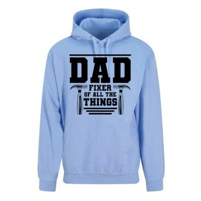 Dad Fixer Of All The Things Handyman Dads Unisex Surf Hoodie