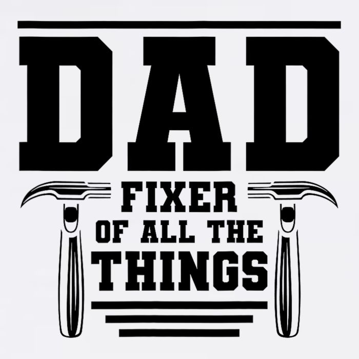 Dad Fixer Of All The Things Handyman Dads Garment-Dyed Sweatshirt