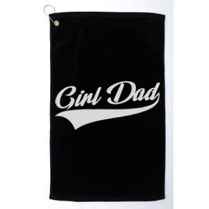 Dad Father of Proud New Dad Classic Platinum Collection Golf Towel