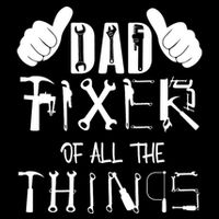 Dad Fixer Of All The Things Handyman Repairman Father’S Day Stripe Pom Pom Beanie
