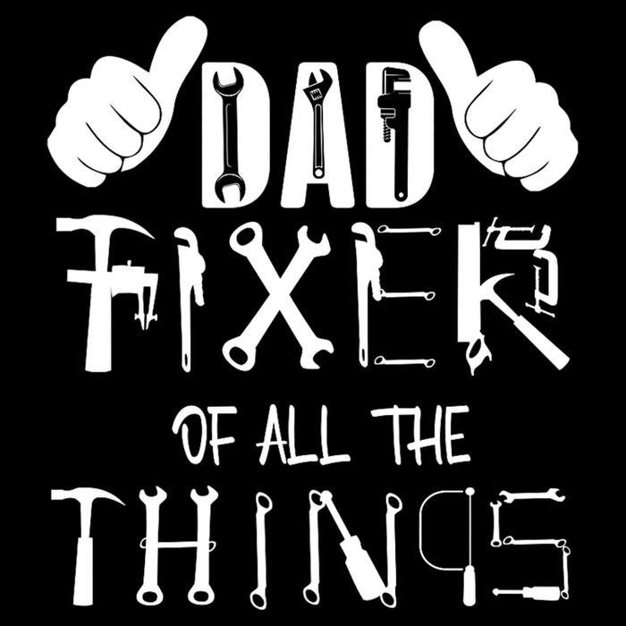 Dad Fixer Of All The Things Handyman Repairman Father’S Day Stripe Pom Pom Beanie