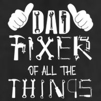 Dad Fixer Of All The Things Handyman Repairman Father’S Day 7 Panel Mesh Trucker Snapback Hat
