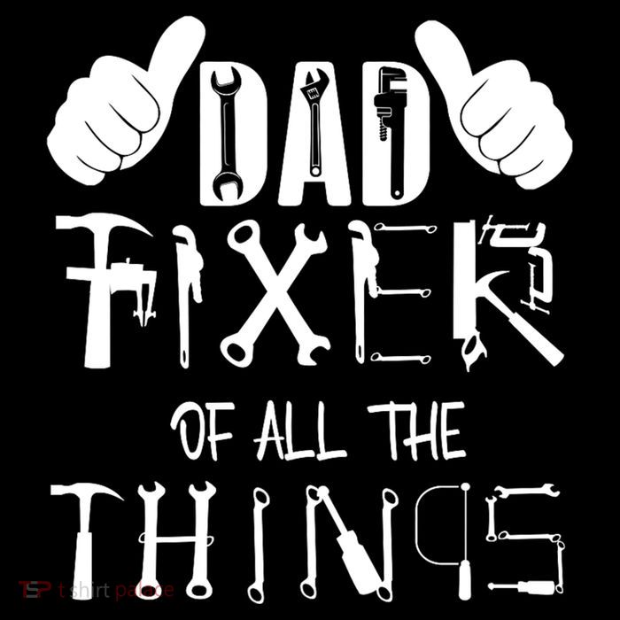 Dad Fixer Of All The Things Handyman Repairman Father’S Day 16 in Basic Backpack