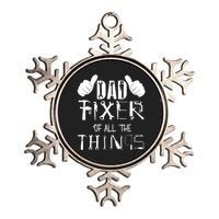 Dad Fixer Of All The Things Handyman Repairman Father’S Day Metallic Star Ornament