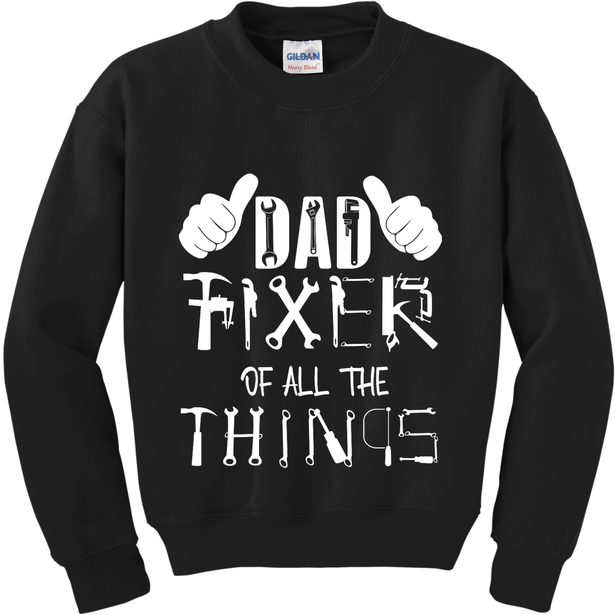 Dad Fixer Of All The Things Handyman Repairman Father’S Day Kids Sweatshirt