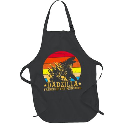 Dadzilla Father Of The Monsters Retro Vintage Apron
